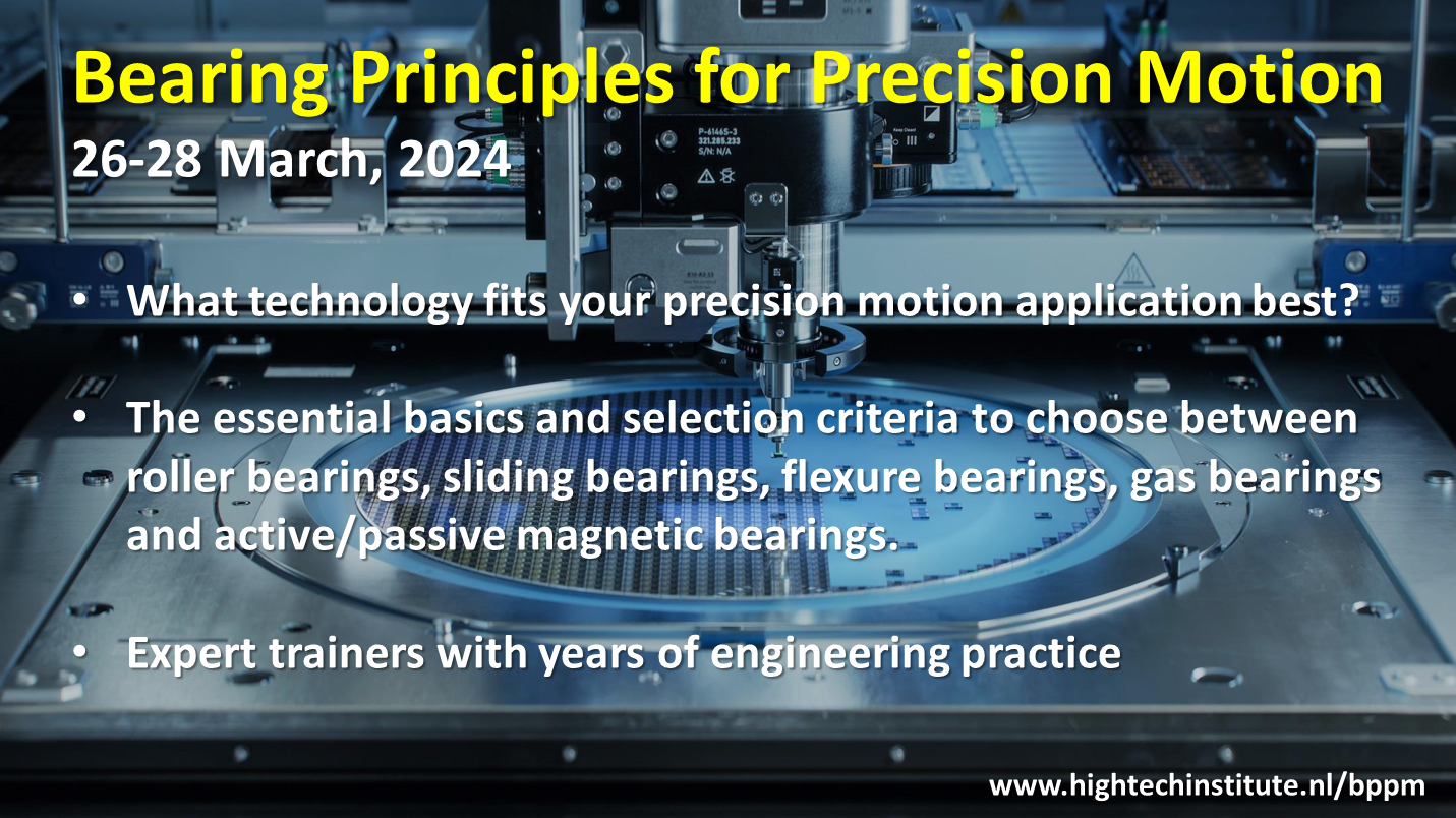 Bearing Principles for Precision Motion